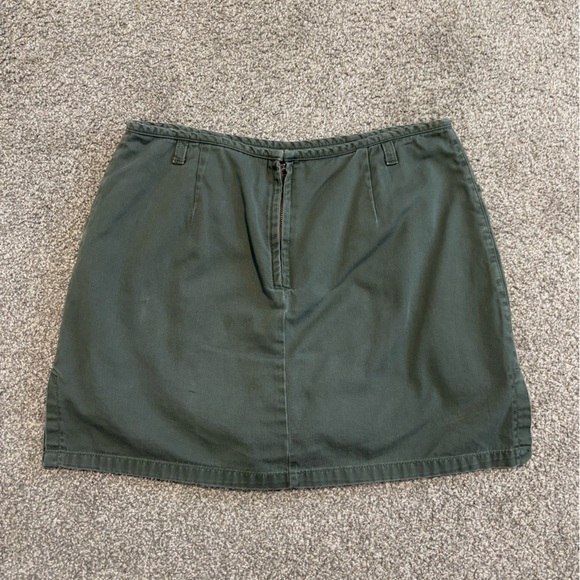 Nevada Y2K Army Green Mini Skirt Size 8 - Picture 6 of 7
